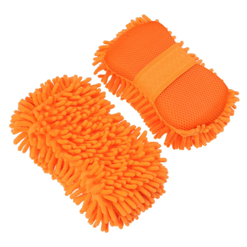 Ultrafine Fiber Car Wash Gloves Microfiber Chenille Car Wash Mitts For Men 2Pack Soft Lint Auto Detailing 9199774198752