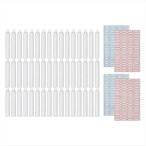 48Pcs Empty Aluminum Paint Tubes 20 Ml for Store R