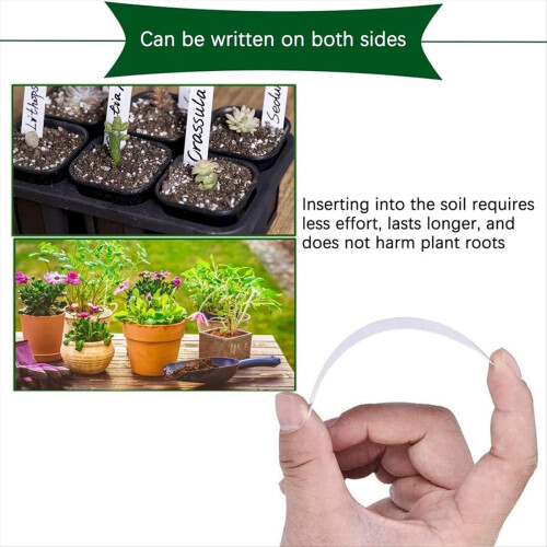 Plant Labels for Outdoor Plants, Plastic, Tags, Ma 1