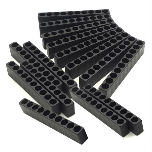 15Pcs 10 Holes Hex Shank Screwdriver Bit Holder Pl