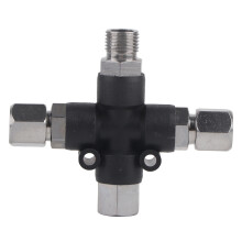 Divisor de Mangueira de Ar para Aerógrafo, Adaptador de 3 Vias para Conectar Vários Aerógrafos a um Único Compressor com Proteção Contra