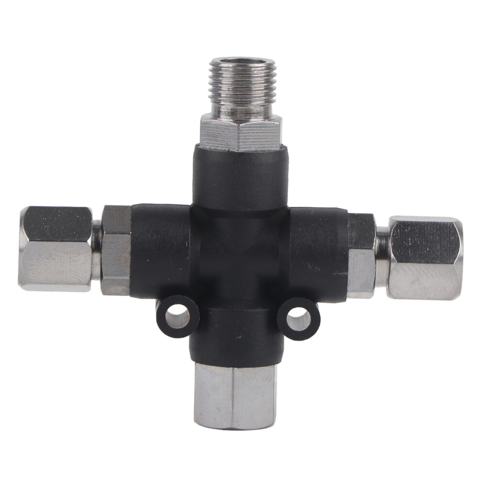 Airbrush Air Hose Splitter Manifold, 3 Way Airbrush Air Hose Manifold Adapter For Connecting Multiple Airbrushes To One Compressor With Leak Proof 9190834735887