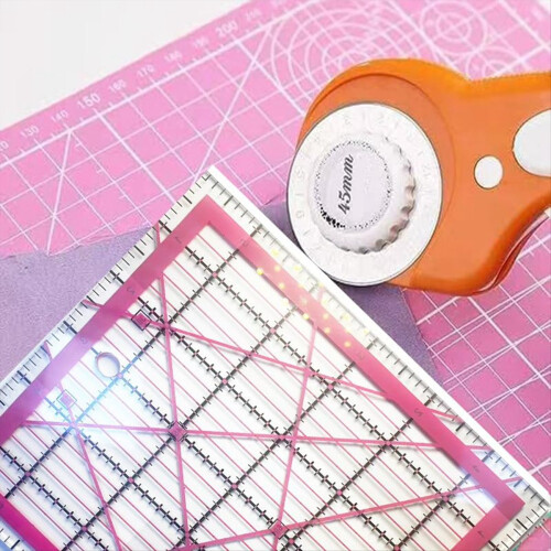4pcs Quilting Ruler Square Acrylic Fabric Cutting 2