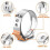 131PCS Single Ear Hose Clamps, Stainless Steel PEX 5