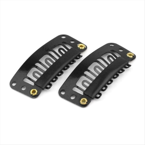 100Pcs 6-Teeth U-Shaped Hair Clips Extensions Snap 1