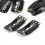 100Pcs 6-Teeth U-Shaped Hair Clips Extensions Snap 4
