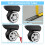 8Pcs Luggage Wheel Covers, Silicone Cover Protecto 4