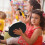 10 Inch Handheld Tambourine Double Row Jingle Drum 6