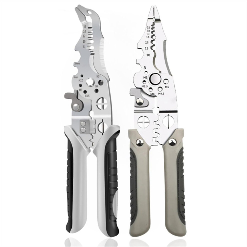 Professional Electrical Wire Stripper, Cutter & Cr 4853967050641