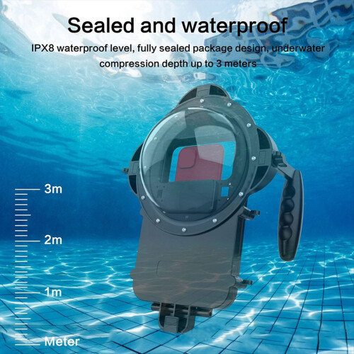 Handheld Diving Housing Case for Dome 4.5-7.0 Inch 1