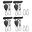Pack of 4 Ratchet Hangers, Adjustable Rope Hanger, 2
