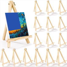 16Pack 9 Inch Wooden Easel for Painting Canvas, Ar