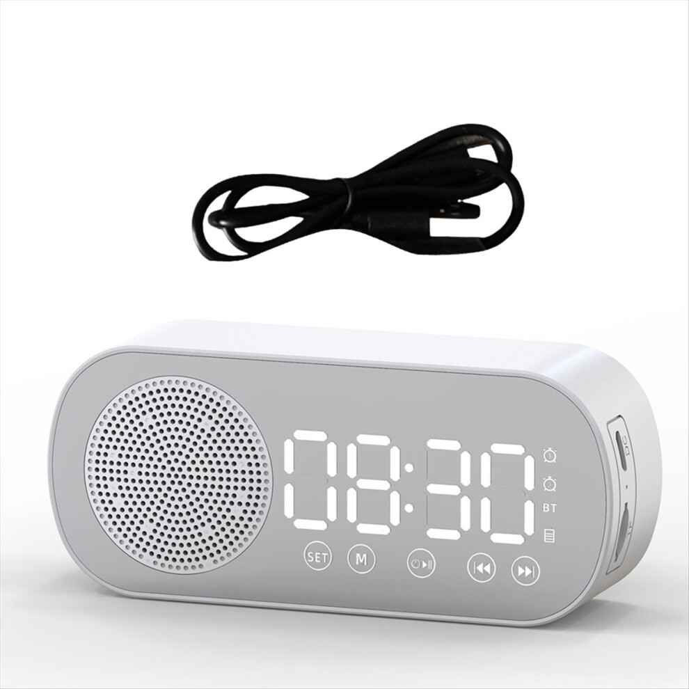 Wireless Bluetooth Speaker Clock Radio Dual Alarm 4853967052058