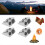 4pcs Magnesium Pencil Sharpener Survival Multi-Fun 3
