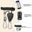Pack of 4 Ratchet Hangers, Adjustable Rope Hanger, 5