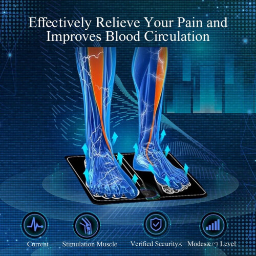 EMS Foot Massager Foldable Feet&Calves Acupoint Ma 2