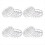 Carpet Protectors 8Pcs Spiked Caster Cups Floor Sa 1