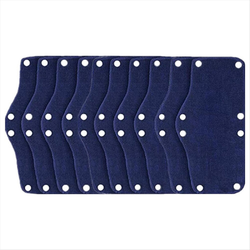 10PCS Hard Hat Sweatband, Cotton Liner, Reusable H