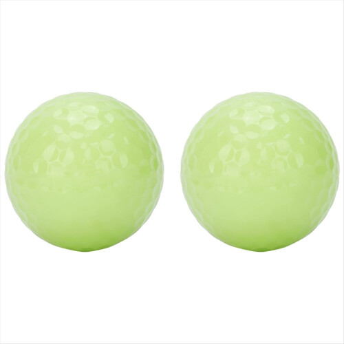 2PCS Night Golf Balls,Ultra Bright Glow,the Dark B