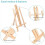 6pcs 16 Inch Wood Easels,Easel Stand for Painting 4