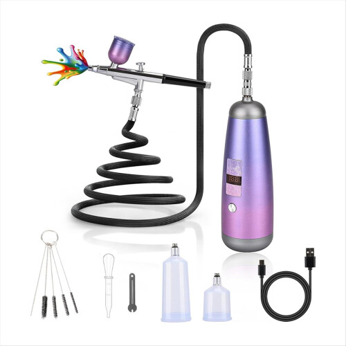 Airbrush Kit for Nails 32PSI Air Brush with Compre 1