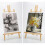 6pcs 16 Inch Wood Easels,Easel Stand for Painting 5
