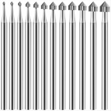12Pc Cylinder Cone Shape Carving Burr Sets Jewelry
