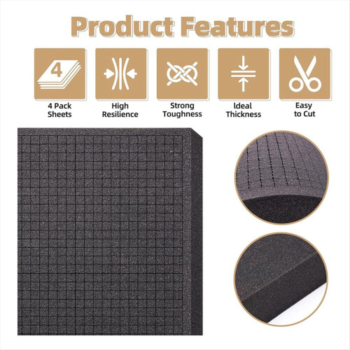 Pick and Pluck Foam, 40.64 X 30.48 5.08 cm Insert 2
