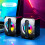 2 Pcs Speaker USB Subwoofer Light Emitting Mini Co 9