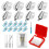 8 Pcs Sewing Rolled Hemmer Foot Set 3-10mm Sizes H 1