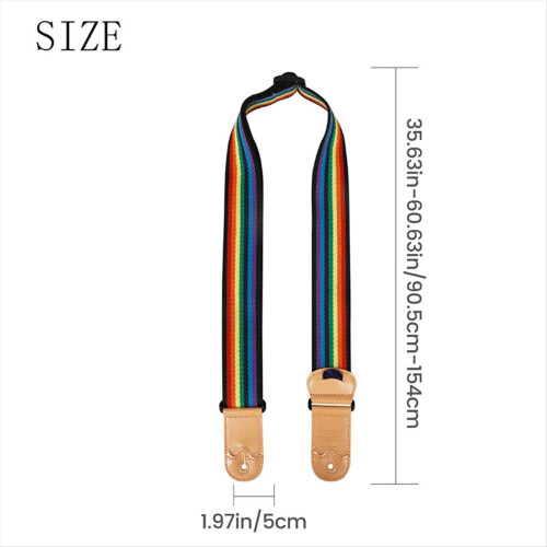 Guitar Strap Adjustable with Picks Holder Electric 1