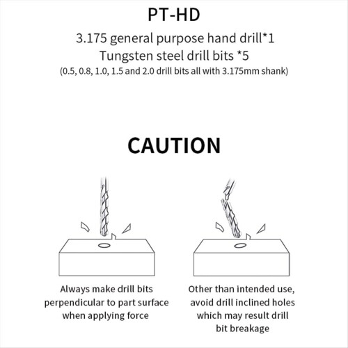 3.175mm Hobby,Mini Handy Drill, Hand Drill Set, 5p 2