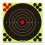 100pcs Fluorescent Green Target Stickers Bow and 1