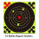 100pcs Fluorescent Green Target Stickers Bow and 3