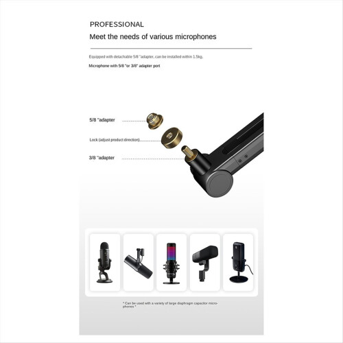 Adjustable Suspension Boom Microphone Live 360  U 1