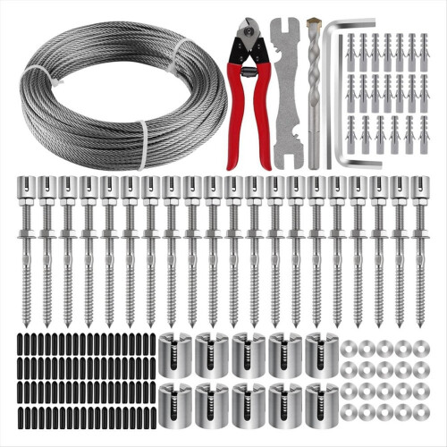 100FTGarden Wire Trellis for Climbing Plants, Stai 1