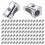 144 Pcs Metal Mini Pencil Sharpeners Handheld Sing 1