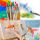 Wooden Paint Brush Set, 6 Pieces Paintbrushes for 6