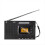 Mini LCD Radio Battery Powered Portable Pocket AM 4