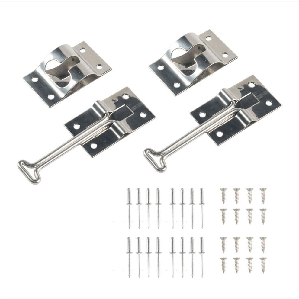 Rv Door Holder, Upgrade Snap Noiseless Trailer Lat 4853967060565