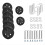 8pc Luggage Wheels Replacement,Dia 2.16in/55mm Thi 1