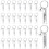 30 Pcs Engravable Metal Keychain Blanks Stamping f 1