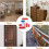 8Pcs Wood Grain Tool Set Texture Paint DIY Rubber 3
