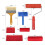 8Pcs Wood Grain Tool Set Texture Paint DIY Rubber 7