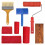 8Pcs Wood Grain Tool Set Texture Paint DIY Rubber 2