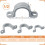 PVC Pipe with Double Hole Plastic Conduit Clamp U 4