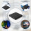 2in1 USB3.0 C Slim External DVD RW CD Writer Drive 7