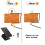 Universal and Reusable Glued Wooden Clips for with 7