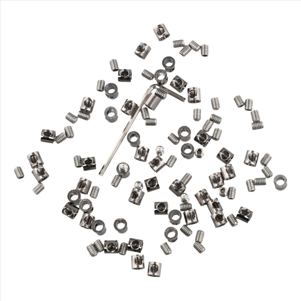 50Pcs 3Mm Wire Rope Clamp For Cable Fastener Clip 4853967059545