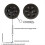 8pc Luggage Wheels Replacement,Dia 2.16in/55mm Thi 5